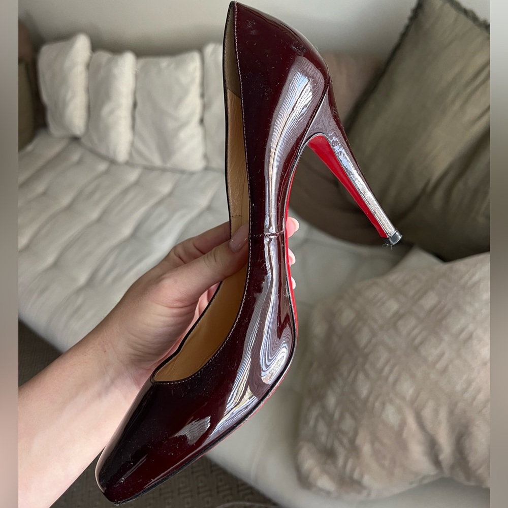 Elegant Burgundy Stiletto Heels